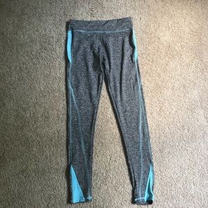 Gray and Blue workout leggings